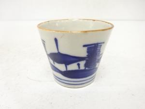 古伊万里　染付蕎麦猪口